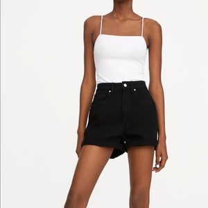NEW Zara Denim Mom Fit Shorts - 27 (us 4)